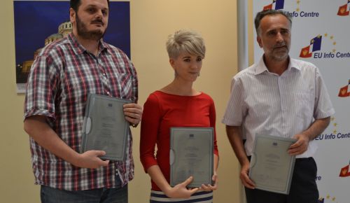 Sead Sadiković the first winner of the EU Award for Investigative Journalism in Montenegro