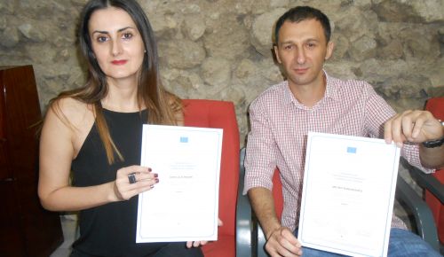 Miloš Teodorović and Ivana Lalić Majdak winners of the EU award for Investigative Journalism in Serbia