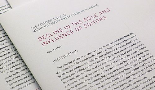 Decline in the Role and Influence of Editors in Albania