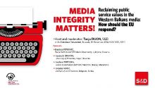 &quot;Media Integrity Matters&quot; in the European Parliament 