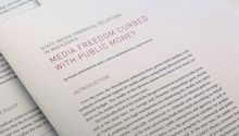 Media integrity report: State-media financial relations in Macedonia
